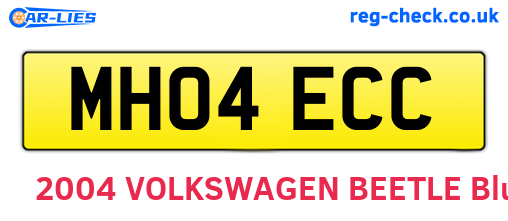 MH04ECC are the vehicle registration plates.