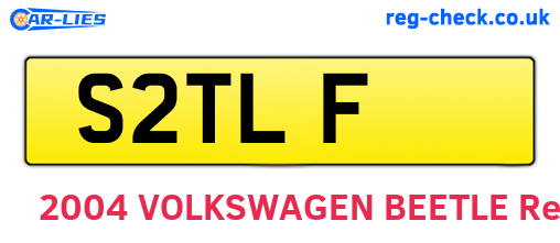 S2TLF are the vehicle registration plates.