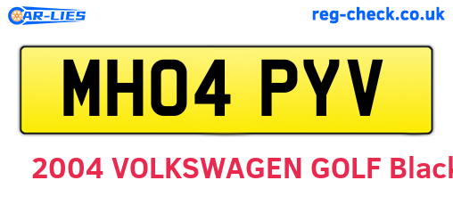 MH04PYV are the vehicle registration plates.
