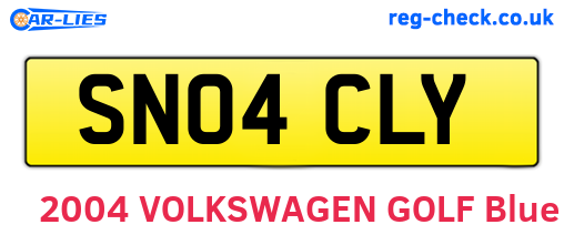 SN04CLY are the vehicle registration plates.