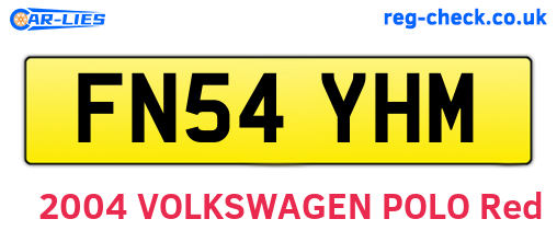FN54YHM are the vehicle registration plates.