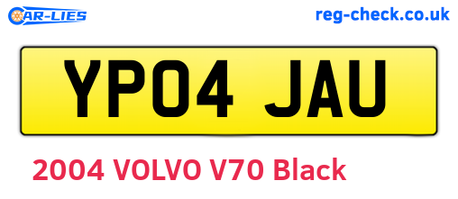 YP04JAU are the vehicle registration plates.