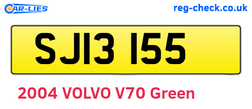 SJI3155 are the vehicle registration plates.