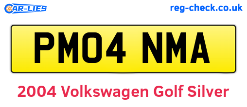Silver 2004 Volkswagen Golf (PM04NMA)