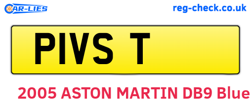 P1VST are the vehicle registration plates.