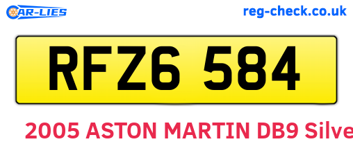 RFZ6584 are the vehicle registration plates.