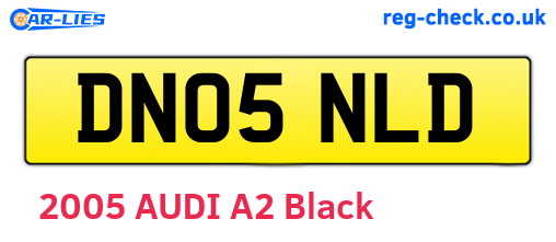 DN05NLD are the vehicle registration plates.