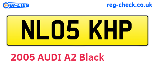 NL05KHP are the vehicle registration plates.