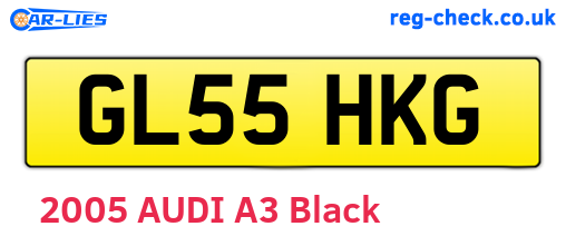 GL55HKG are the vehicle registration plates.