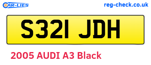 S321JDH are the vehicle registration plates.