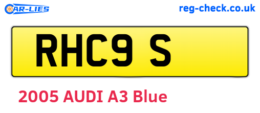 RHC9S are the vehicle registration plates.