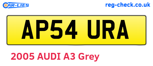 AP54URA are the vehicle registration plates.