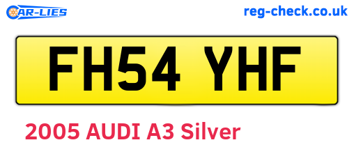 FH54YHF are the vehicle registration plates.