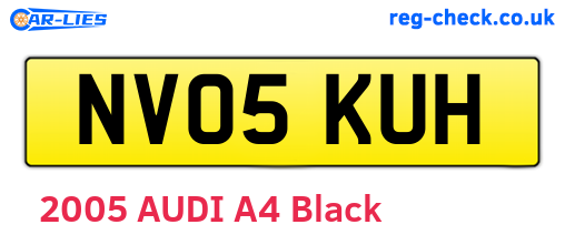 NV05KUH are the vehicle registration plates.