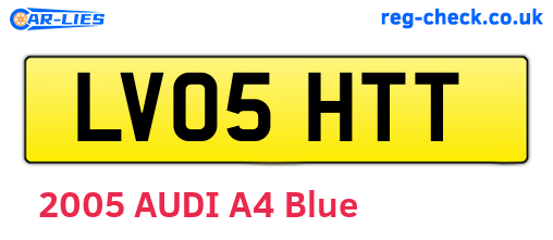 LV05HTT are the vehicle registration plates.