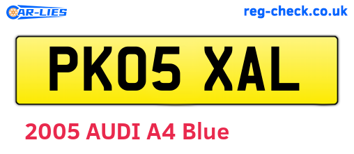 PK05XAL are the vehicle registration plates.