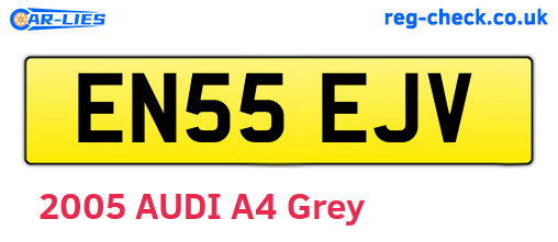 EN55EJV are the vehicle registration plates.