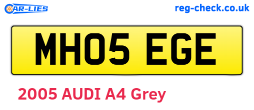 MH05EGE are the vehicle registration plates.