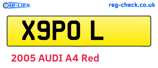 X9POL are the vehicle registration plates.