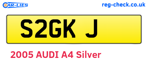 S2GKJ are the vehicle registration plates.