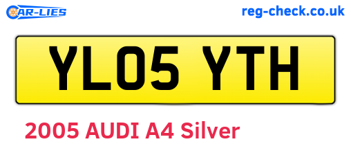 YL05YTH are the vehicle registration plates.