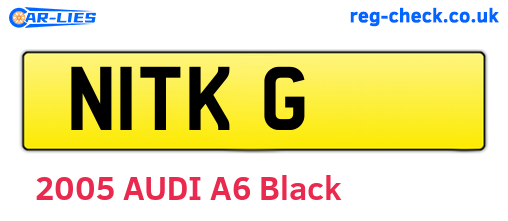N1TKG are the vehicle registration plates.