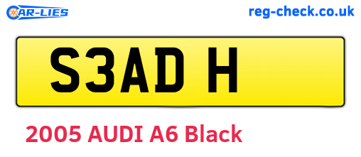 S3ADH are the vehicle registration plates.