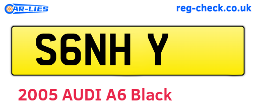 S6NHY are the vehicle registration plates.