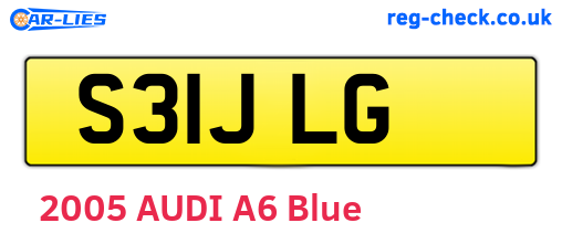 S31JLG are the vehicle registration plates.
