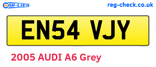 EN54VJY are the vehicle registration plates.