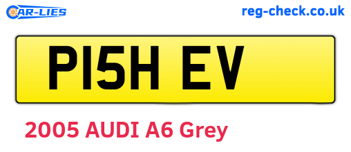 P15HEV are the vehicle registration plates.