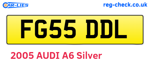 FG55DDL are the vehicle registration plates.