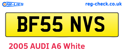 BF55NVS are the vehicle registration plates.