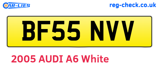 BF55NVV are the vehicle registration plates.