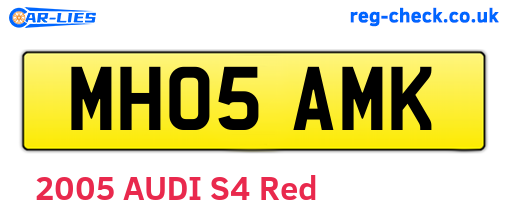 MH05AMK are the vehicle registration plates.