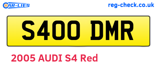 S400DMR are the vehicle registration plates.