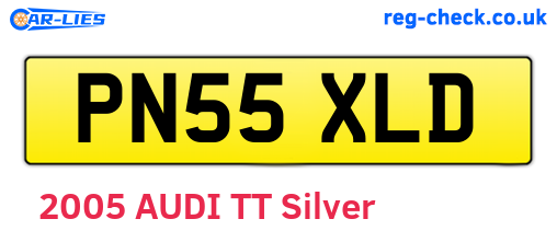 PN55XLD are the vehicle registration plates.