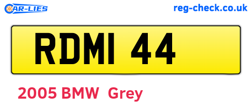 RDM144 are the vehicle registration plates.