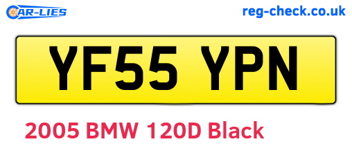 YF55YPN are the vehicle registration plates.