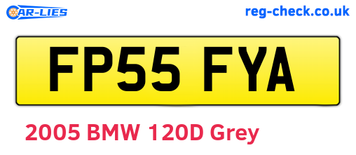 FP55FYA are the vehicle registration plates.