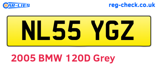 NL55YGZ are the vehicle registration plates.