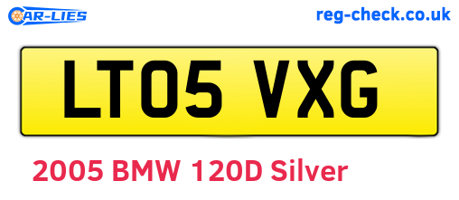 LT05VXG are the vehicle registration plates.