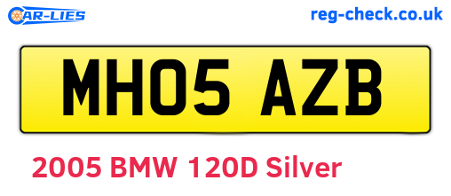 MH05AZB are the vehicle registration plates.