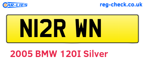 N12RWN are the vehicle registration plates.
