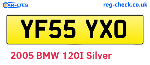 YF55YXO are the vehicle registration plates.