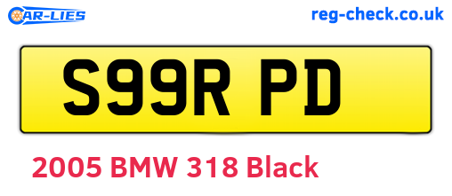 S99RPD are the vehicle registration plates.