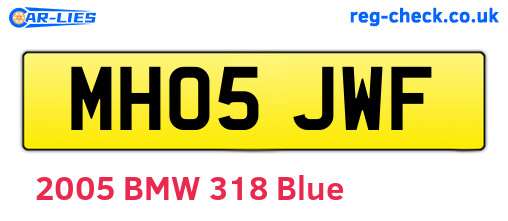 MH05JWF are the vehicle registration plates.