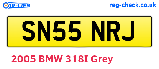 SN55NRJ are the vehicle registration plates.