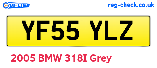 YF55YLZ are the vehicle registration plates.