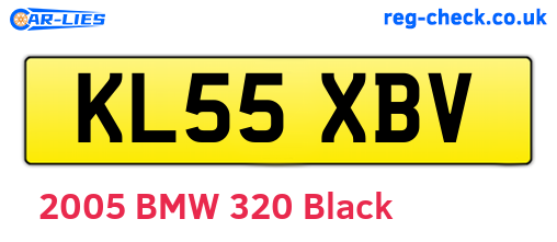 KL55XBV are the vehicle registration plates.